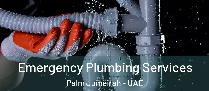  Emergency Plumbing Services Palm Jumeirah - UAE