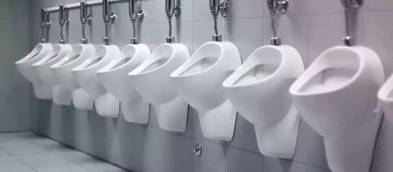 Urinal Divider Installation in Palm Jumeirah, UAE