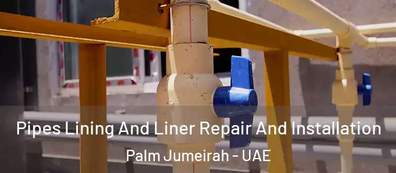  Pipes Lining And Liner Repair And Installation Palm Jumeirah - UAE