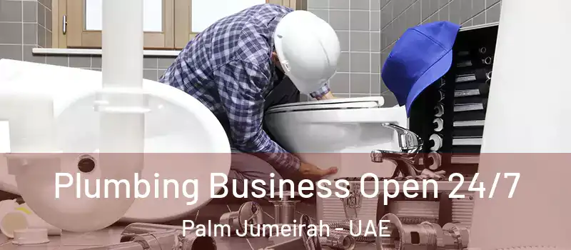  Plumbing Business Open 24/7 Palm Jumeirah - UAE