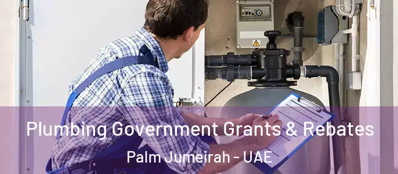  Plumbing Government Grants & Rebates Palm Jumeirah - UAE