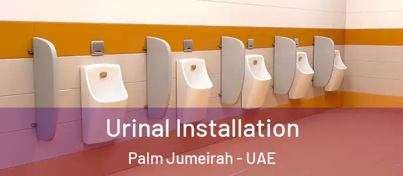  Urinal Installation Palm Jumeirah - UAE